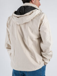 Giubbino con cappuccio in tessuto tecnico YC3001 Beige (1)
