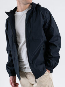Giubbino con cappuccio in tessuto tecnico YC3001 Blu (3)