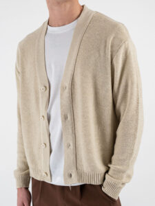 IMPERIAL Cardigan cropped leggero M553U388 Sabbia (1)