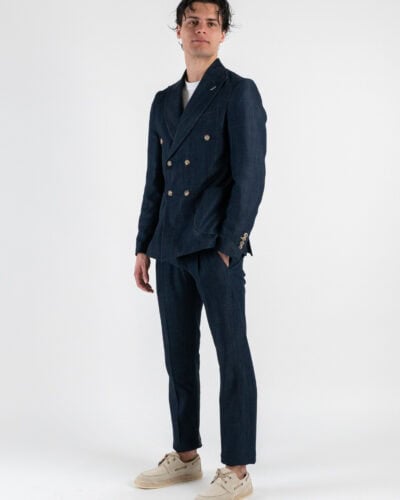 IMPERIAL Giacca doppiopetto in denim J64051470 Denim 1 Nuovi Arrivi