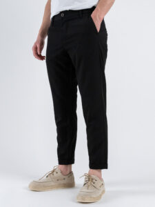 IMPERIAL Pantalone chinos da abito PWB0JBQ Nero (2)