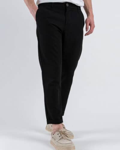 IMPERIAL Pantalone chinos da abito PWB0JBQ Nero 3 Nuovi Arrivi