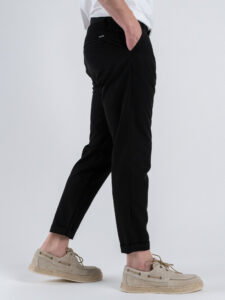 IMPERIAL Pantalone chinos da abito PWB0JBQ Nero (4)