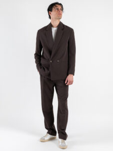 IMPERIAL Pantalone da abito baggy PD3MJBQ Moro (1)