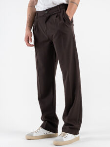 IMPERIAL Pantalone da abito baggy PD3MJBQ Moro (2)