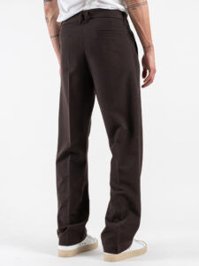 IMPERIAL Pantalone da abito baggy PD3MJBQ Moro (5)
