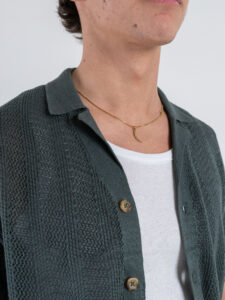 ONLY&SONS Camicia a mezza manica traforata DIEGO 22028576 Balsam Green (5)