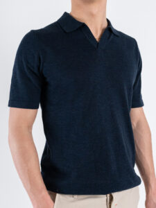 ONLY&SONS Polo mezza manica collo a V GEORGE 22031851 Dark Sapphire (4)