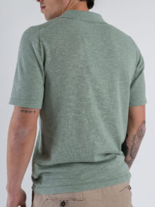 ONLY&SONS Polo mezza manica collo a V GEORGE 22031851 Icberg Green (4)