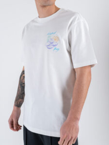 ONLY&SONS T-shirt con piccola stampa sul cuore BISTRO 22033630 Cloud dancer (4)