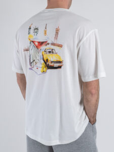 ONLY&SONS T-shirt con stampa sul retro VISTA 22033627 Cloud dancer (5)
