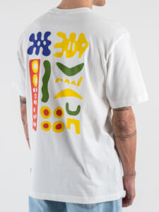 ONLY&SONS T-shirt over con stampa disegni astratti sul retro 22034451 MALIK Cloud Dancer (4)