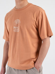 ONLY&SONS T-shirt over con stampa simboli sul retro 22034451 MALIK Cork (4)