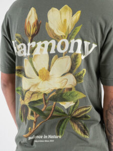 ONLY&SONS T-shirt over con stampa sul retro floreale 22033620 KEANE Castor Grey (5)