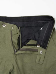 OVER-D Abito misto lino con giacca due bottoni + Pantalone taglio sartoriale OC1S2S5A03 Militare (2)
