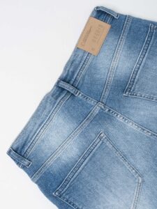 OVER-D Jeans azzurro leggermente slavato senza rotture D14 Azzurro (1)