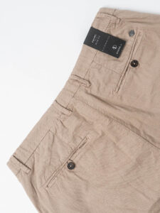 OVER-D Pantamolla in misto lino con coulisse in vita OC1S2S5P06 Beige (1)