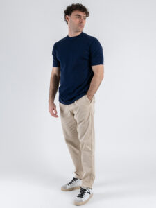 OVER-D T-shirt mezza manica in cotone M11 Blu (2)