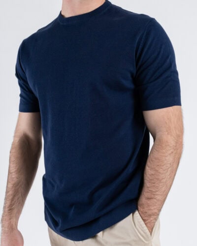 OVER D T shirt mezza manica in cotone M11 Blu 3 Nuovi Arrivi