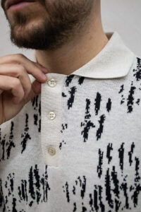 Polo in maglia lavorata TCK008 Beige (12)