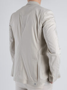 SEINSE Giacca da abito con due bottoni in tessuto tecnico GAE1018SS Perla (3)