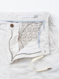 SEINSE Pantalone con coulisse in misto lino PSE1342 Bianco (6)