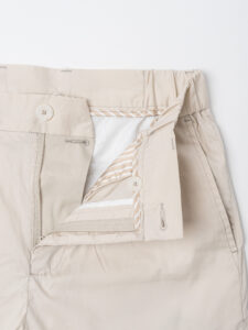 SEINSE Pantalone da abito con elastico in vita in tessuto tecnico PSE1401 Perla (1)