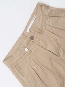 SEINSE Pantalone leggero morbido con pences PSE1349 Beige (2)