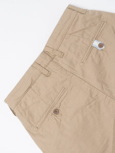 SEINSE Pantalone leggero morbido con pences PSE1349 Beige (3)