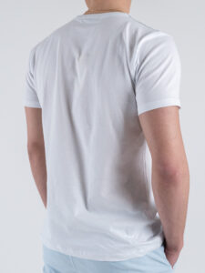 SUPERCULTURE T-shirt in cotone con stampa e ricamo GIN TONIC THERAPY A1115 Bianca (5)