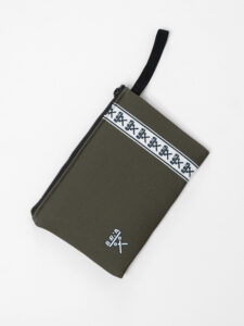 BERNA Pochette Banda con logo 251226 Militare