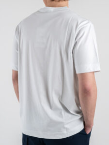 BERNA T-shirt in cotone con stampa frontale NEW YORK CITY 251270 White (1)