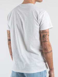BERNA T-shirt in cotone con stampa frontale WASHINGTON 251265 White (1)