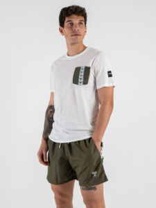 BERNA T-shirt in cotone con taschino Banda Militare 251222 (1)