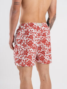 BL11 Costume stampa rose BiancoRosso (2)