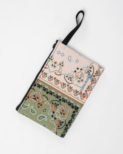 BL11 Pochette stampa bandana VerdeRosa Home