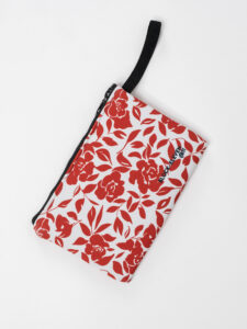 BL11 Pochette stampa rose BiancoRosso