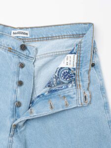 BLACKSUNDAY Jeans loose fit con rotture GPE505 Azzurro (1)