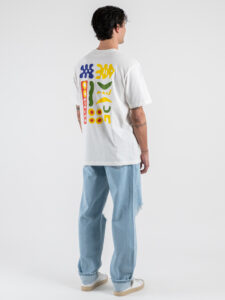 BLACKSUNDAY Jeans loose fit con rotture GPE505 Azzurro (1)