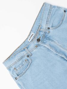 BLACKSUNDAY Jeans loose fit con rotture GPE505 Azzurro (2)