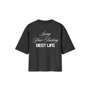 CHOOSE T-shirt Living your fucking Best life Nera-Bianca (2)