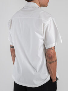Camicia a MM con stampa MAK02 Bianca (1)