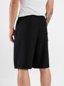 Coordinato con camicia MM collo bowling + Bermuda con coulisse 7774 Nero (7)