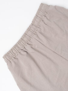 Coordinato giacchetta cropped + Pantalone baggy fit e coulisse ISA Tortora (1)