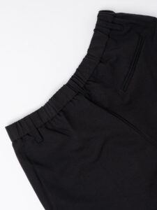 ESTASI Pantalone leggero con gamba morbida ed elastico in vita SANE’ EST Nero (7)