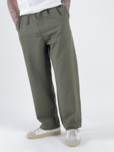 ESTASI Pantalone leggero gamba larga con elastico in vita YAMAL Salvia2