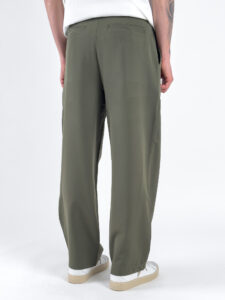 ESTASI Pantalone leggero gamba larga con elastico in vita YAMAL Salvia4