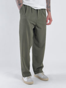 ESTASI Pantalone leggero gamba larga con elastico in vita YAMAL Salvia5