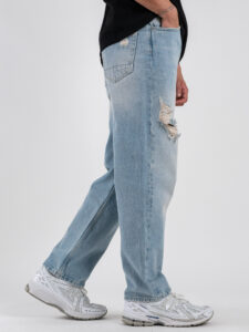 IMPERIAL Jeans WIDE STRAIGHT gamba ampia P860111008 Azzurro (2)