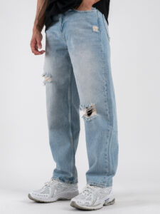 IMPERIAL Jeans WIDE STRAIGHT gamba ampia P860111008 Azzurro (5)